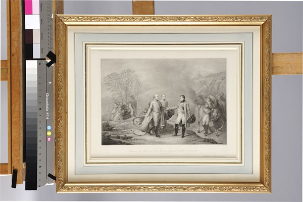 Antoine-Jean Gros (d'après), Entrevue de Napoléon et de François II après la bataille d'Austerlitz, 4 Décembre 1805