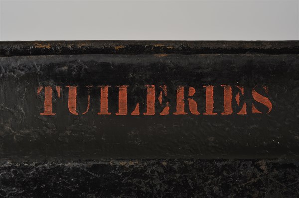 Détail d'un plateau du service de Napoléon III