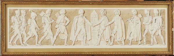 Etude de frises pour le corps législatif