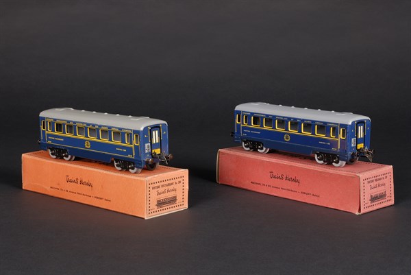 Jouet : 2 wagons-restaurants "Compagnie des wagons-lits"