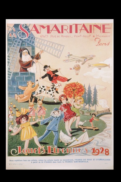 Affiche de Noël de La Samaritaine, 1928