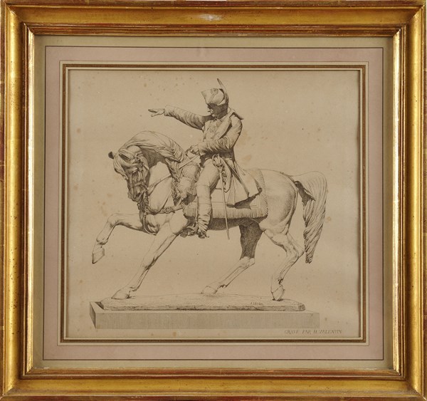 Valentin, Statue équestre de l'empereur Napoléon 1er