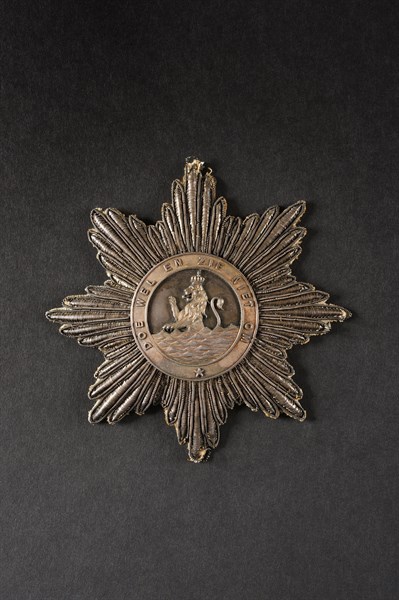 Royal order of The Union Dignitary’s dress plaque