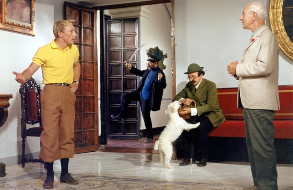 Tintin et les oranges bleues