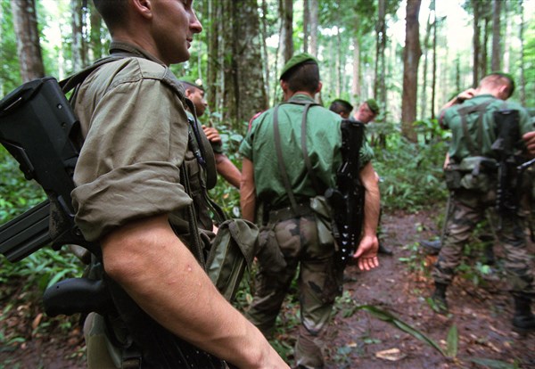 GUYANE ARMEE FRANCAISE 9 EME RIMA