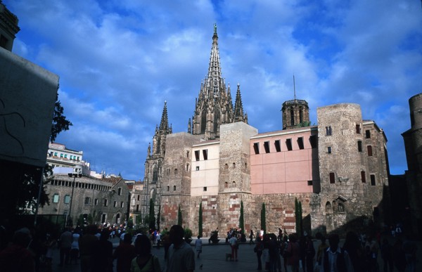 la cathédrale de Barcelone