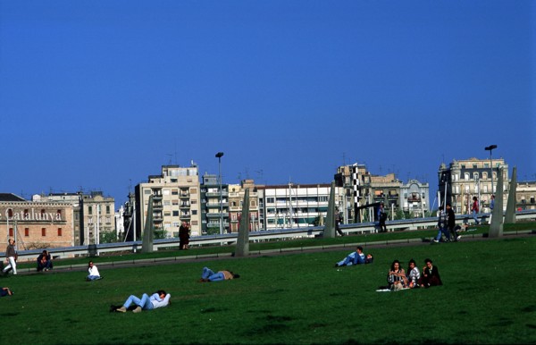 Les jardins du Port Olympique