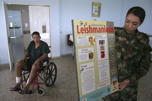Colombia: Ill Soldier