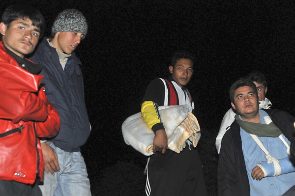 Illegal migrants Calais