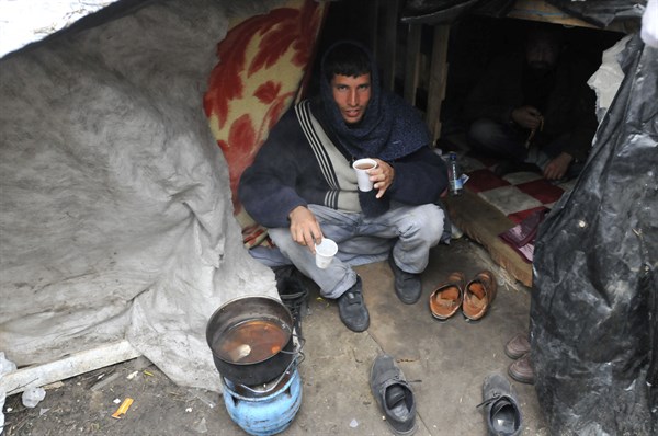 Illegal migrants Calais