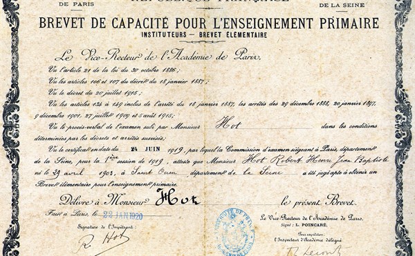 French National Education 1919
