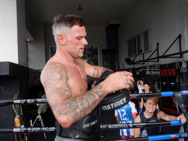 Le camp d’entraînement de boxe thaïlandaise Elite Fight Club du Francais Cédric Gautier