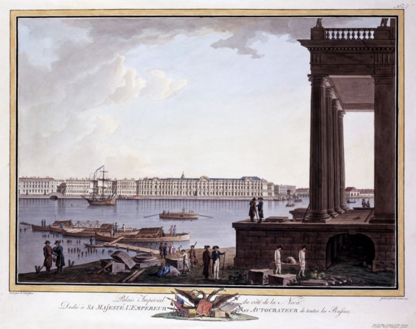 Patersen, Le palais impérial du côté de la Neva