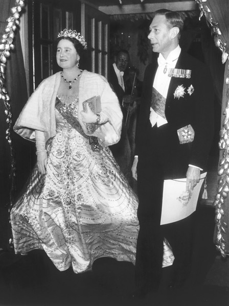 Le roi George VI et la reine Elizabeth