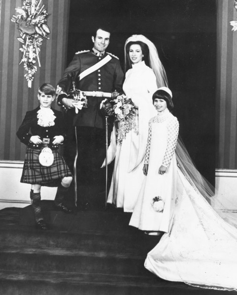 Mariage de la princesse Anne et du capitaine Mark Philips