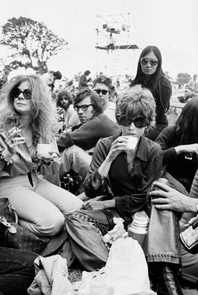 Jane Fonda au festival de l'île de Wight