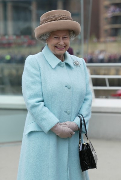 La reine Elisabeth II à Gateshead