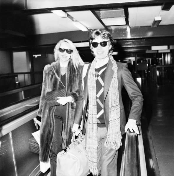 Mick Jagger et Jerry Hall