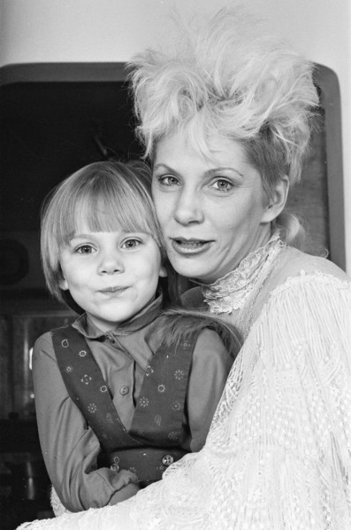 Angie Bowie et son fils Zowie