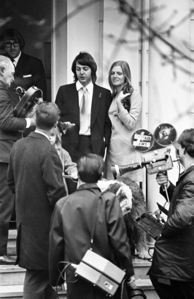 Mariage civil de Linda et Paul McCartney (1969)