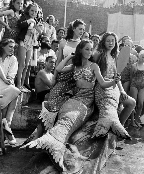 Contestants in the 1948 Margate Mermaid competition
1948
