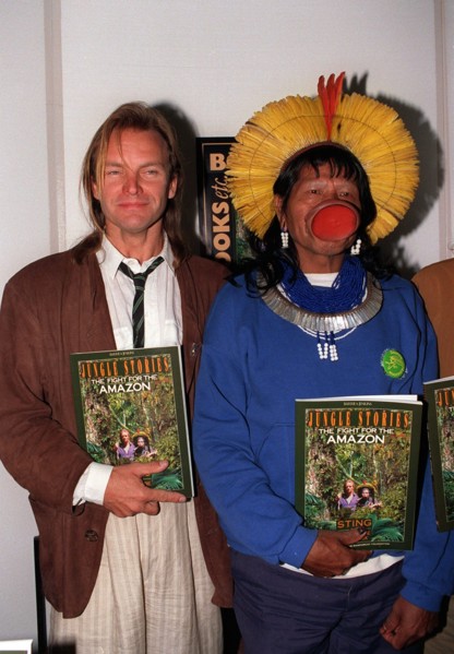 Sting et Raoni