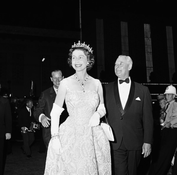 Queen Elizabeth II during her royal visit to New Zealand.
6th February 1963.