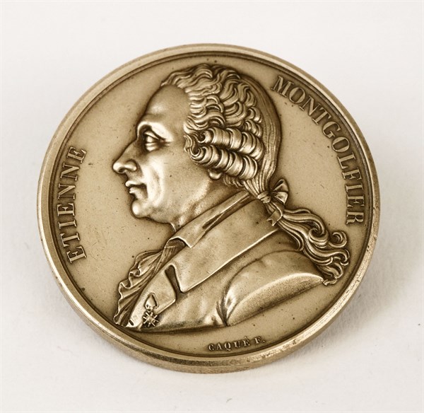 Medal bearing the effigy of Etienne Montgolfier