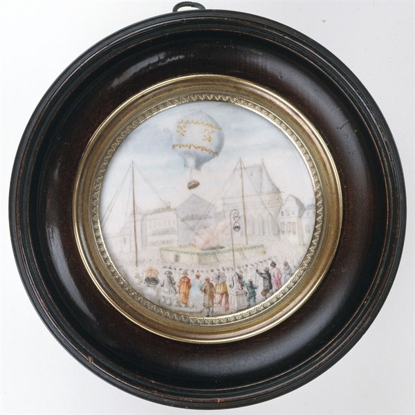 Hot-air balloon in Versailles on 19th September 1783