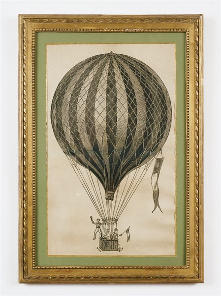 Poster of a hot-air balloon