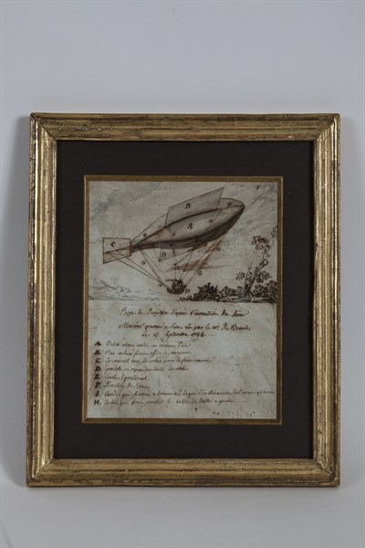 Projet de direction d'un aérostat allongé en 1784