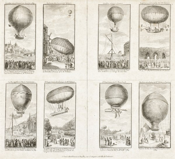 Les expériences aérostatiques de 1784