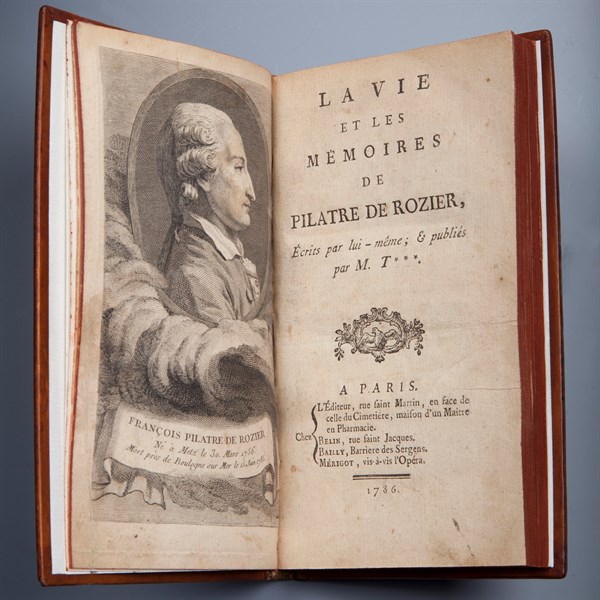 La Vie et les Mémoires de Pilâtre de Rozier, écrit par lui-même
