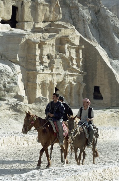Le Tombeau des Obélisques à Petra en Jordanie