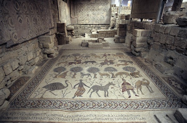 La chapelle du Mont Nébo en Jordanie