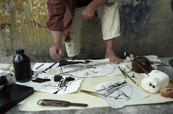 Artist Richard Texier in July 2002