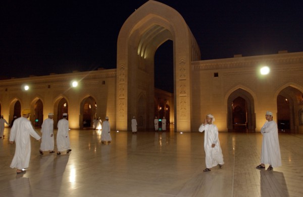 La Grande Mosquée du sultan Qabous, janvier 2003