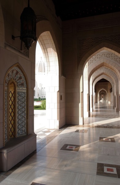 La Grande Mosquée du sultan Qabous, janvier 2003