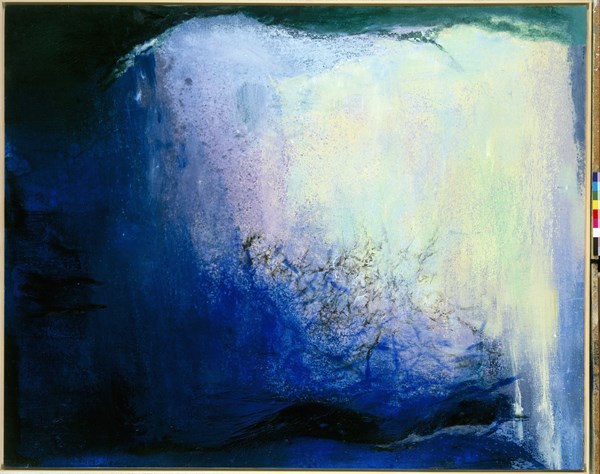 Une oeuvre de Zao Wou-Ki, septembre 2003