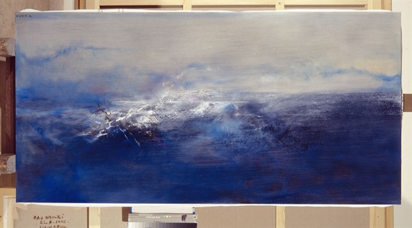 Une oeuvre de Zao Wou-Ki, septembre 2003