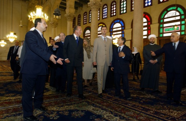 Juan Carlos and Sophia of Spain visit Syria