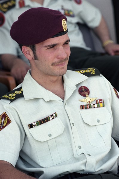 Intégration des officiers en présence du roi Abdallah II de Jordanie, juillet 2004