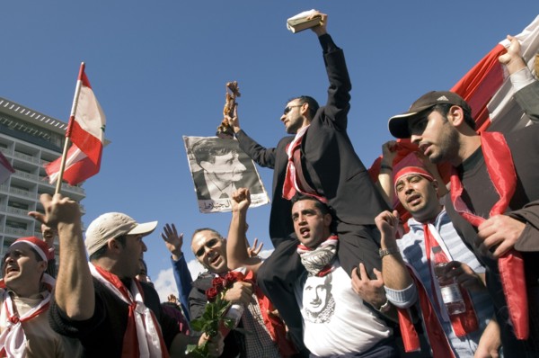 A week after the murder of former prime minister Rafic Hariri