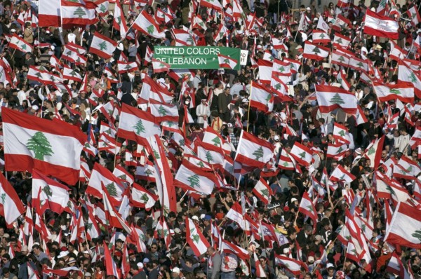 The largest Anti-Syrian demonstration in Beirut