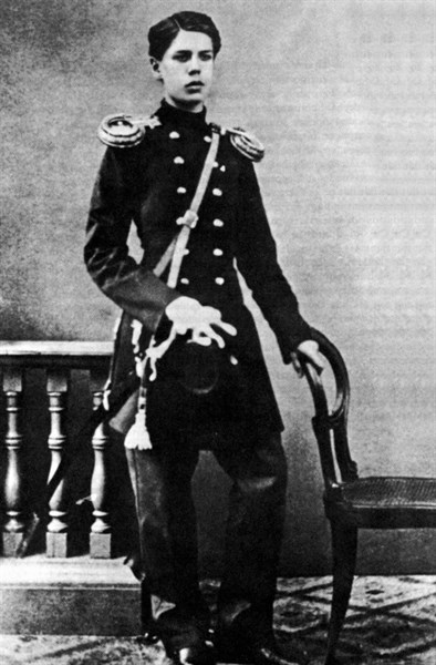 Young officer from the Preobrajensky regiment