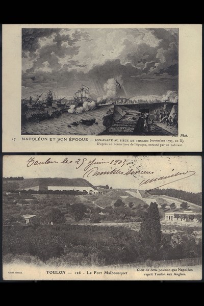 La jeunesse de Napoléon : le siège de Toulon et le Fort Malbousquet.