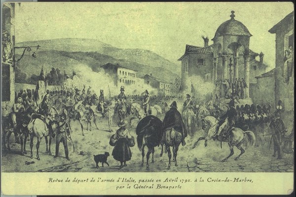 Departure Inspection of the Army of Italy by General Bonaparte.