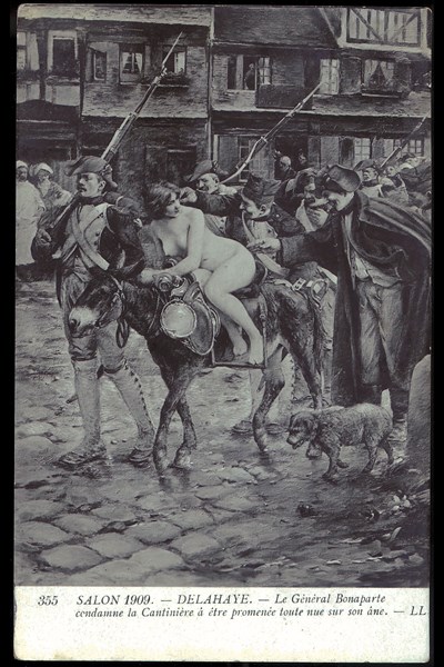 Napoléon Bonaparte condamne la Cantinière.