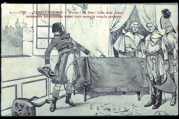 Napoleon Bonaparte in Campo-Formio.