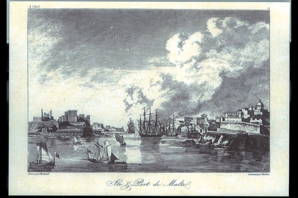 Island and Harbour of Malta.